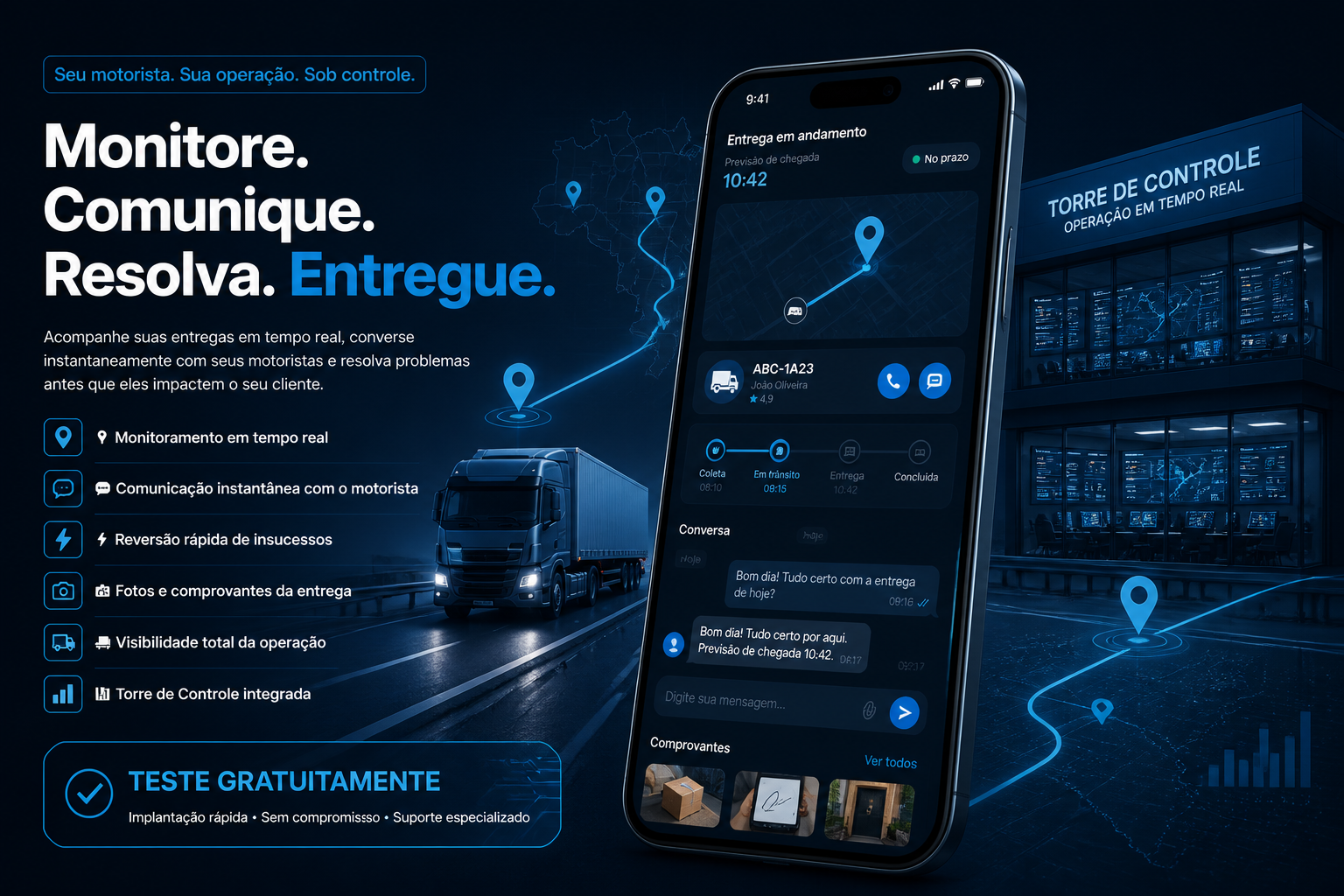 Premium Mobile Logistics Dashboard with RealTime Monitoring and Communication Premium Mobile Logistics Dashboard with RealTime Monitoring and Communication